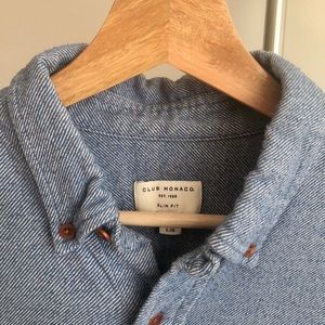 CLUB MONACO slim fit button down
